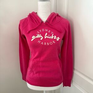 Gilly Hicks Fuchsia Hoodie with White Logo
